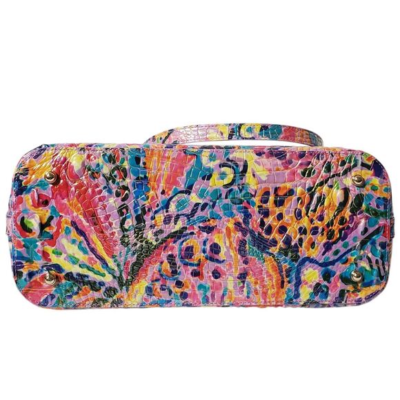 NWT Brahmin Medium Asher Tote Rainbow Reef Melbourne Multi Colorful Abstract - Picture 10 of 12